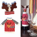 Xmas Santa Bottle Cap Party Deer Table Decoration