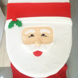 Santa Claus Toilet Seat Cover and Rug Bathroom Set