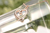 Rose Gold Plated Heart Pendant
